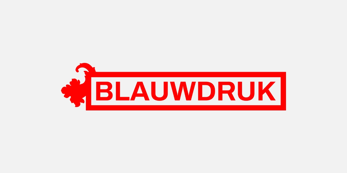 Blauwdruk logo